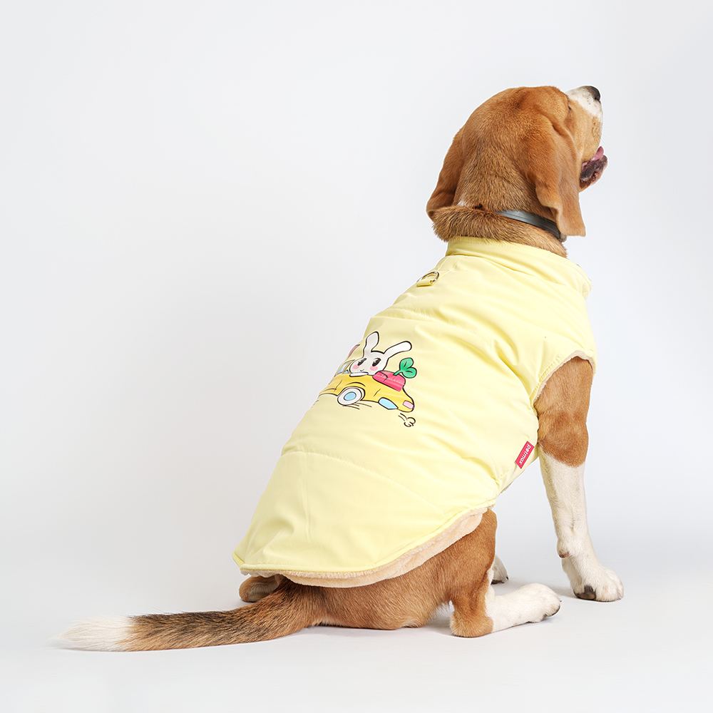 Petmax Куртка для собак, 3XL, желтый