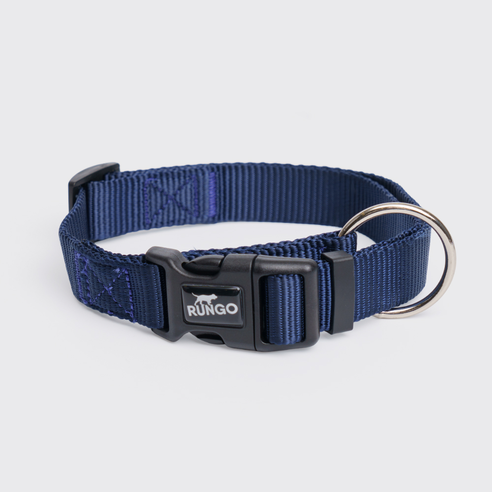 Rungo Ошейник нейлон 25мм40-63см синий 465₽