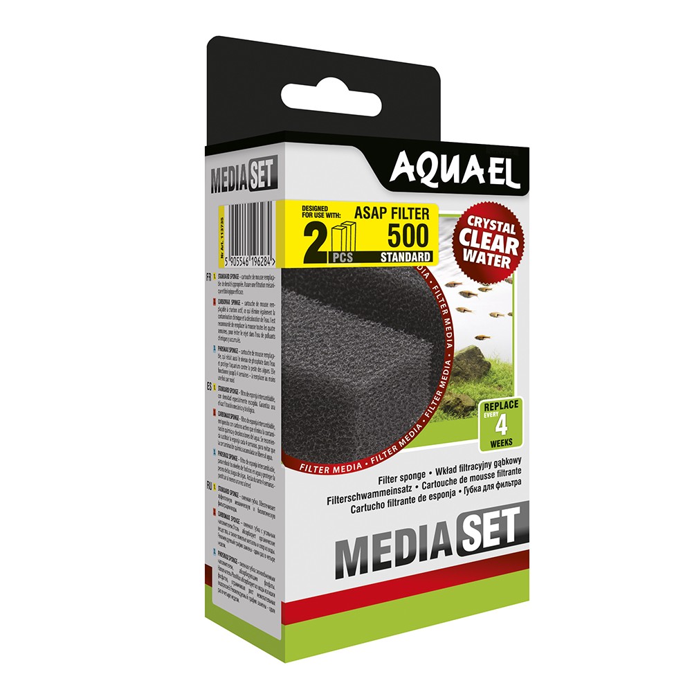 

Aquael Губка для ASAP 500 (2шт) (Акваэль)
