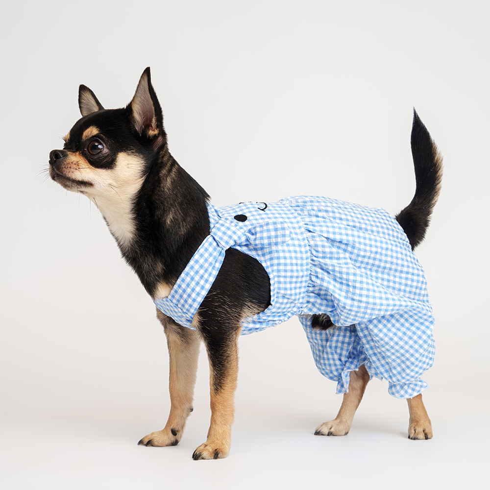 Rurri Платье синее в клетку M 749₽