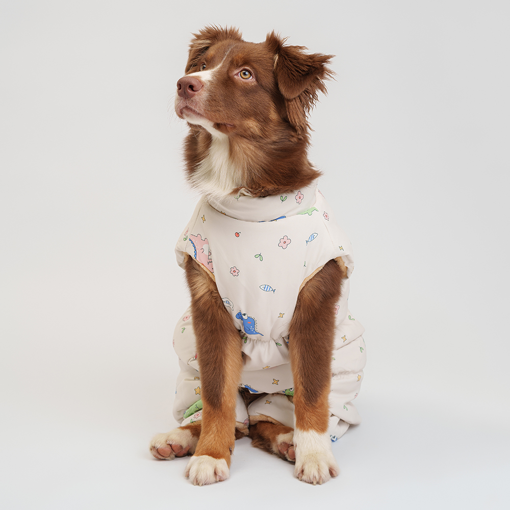 Petmax Комбинезон на замке для собак 3XL светлый девочка 1499₽