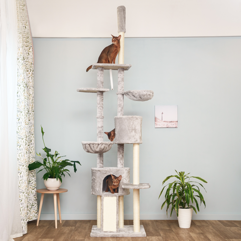 

Petmax Дом-когтеточка (60x44,5x243-265 см) для кошек